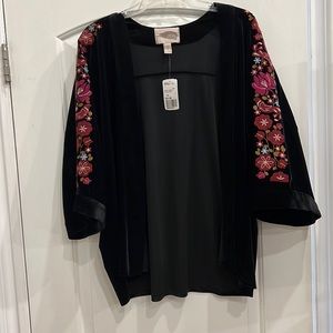 NWT Velvet boho kimono